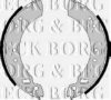 BORG & BECK BBS6158 Brake Shoe Set